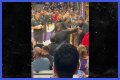 LeBron James Shoves Overzealous Fan Who Rushed Bench